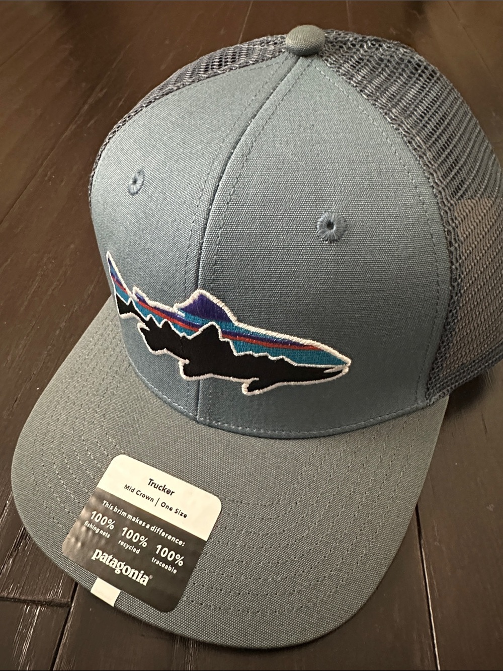 Patagonia Fitz Roy Trout Trucker Hat NWT
